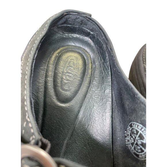 Keen Womens brown black leather Mary Jane sandals shoes size 7 SKU 8900 - Picture 10 of 16